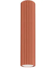 Czerwona lampa tuba w loftowym stylu 30cm - D293-Avium w sklepie Edinos.pl