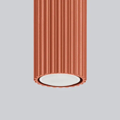 sufitowa lampa D292 czerwona