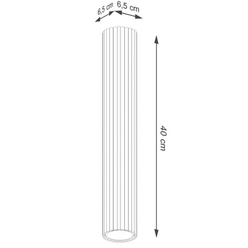 wymiary lampy Avium 40 cm