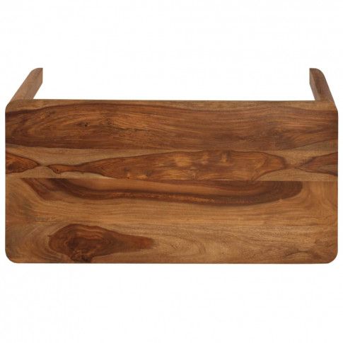 Szczegółowe zdjęcie nr 5 produktu Drewniany brązowy stół - Sierra 2X