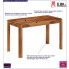 Fotografia Drewniany brązowy stół - Sierra 2X z kategorii Stoły drewniane