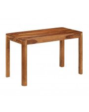 Drewniany brązowy stół - Sierra 2X w sklepie Edinos.pl
