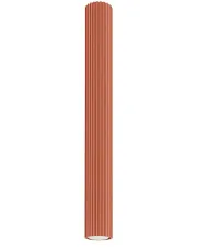 Nowoczesna lampa ryflowana czerwona 60cm - D295-Avium w sklepie Edinos.pl