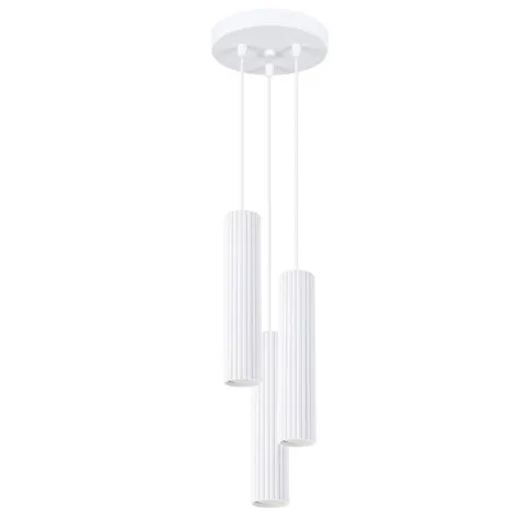 biała lampa nowoczesna do salonu D298