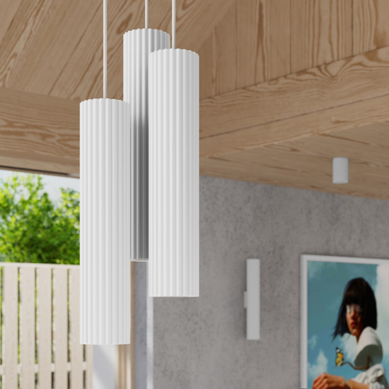biała lampa sufitowa-Buenis D299