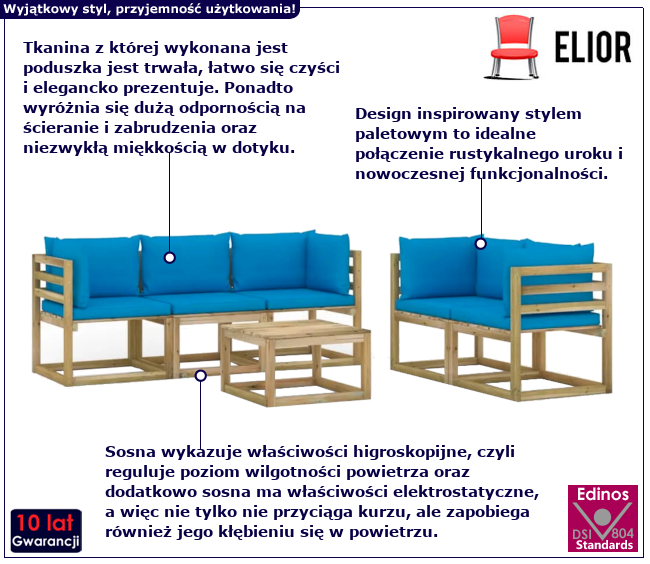 Zestaw mebli ogrodowych Mesa