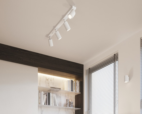 biała lampa sufitowa-Avium 303