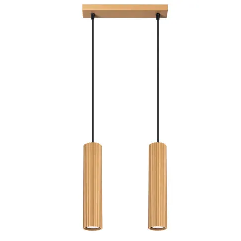 podwójna lampa zlota Buenis D297