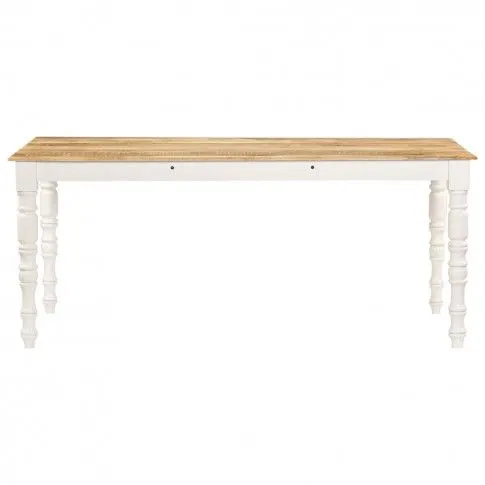 Szczegółowe zdjęcie nr 7 produktu Stół klasyczny drewniany Rimmi 2X – brązowy