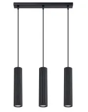 Czarna potrójna lampa wisząca - D298-Avium w sklepie Edinos.pl