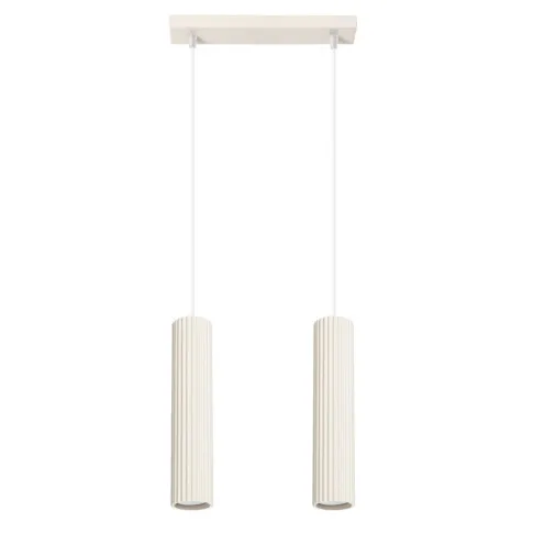 podwójna bezowa lampa D297 Buenis