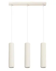 Potrójna beżowa lampa wisząca - D298-Avium w sklepie Edinos.pl