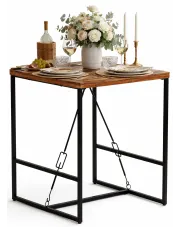 Industrialny mały stół barowy 70x70 – Arenzo 2X w sklepie Edinos.pl