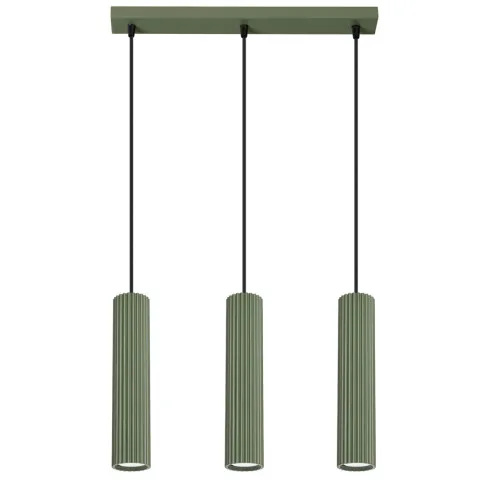 potrojna oliwkowa lampa D298
