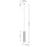 wymiary lampy czerwonej Buenis D296