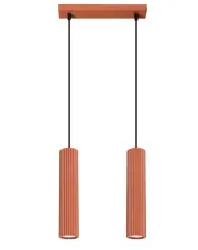 Czerwona loftowa lampa wisząca - D297-Avium w sklepie Edinos.pl