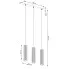 wymiary wiszacej lampy tuby Buenis D297