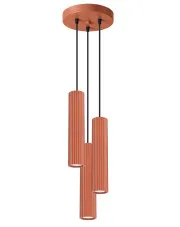 Loftowa wisząca lampa w kolorze ochra - D299-Avium w sklepie Edinos.pl