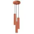 Loftowa wisząca lampa w kolorze ochra - D299-Melson