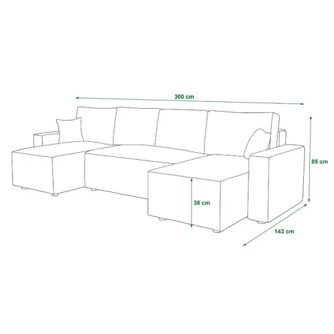 Wymiary narożnika Kamea