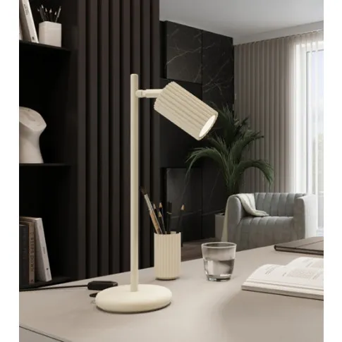 bezowa lampka na biurko D300 Avium