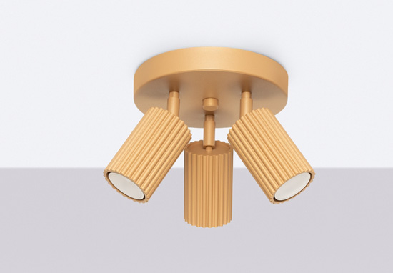 zlota lampa sufitowa-Avium 301