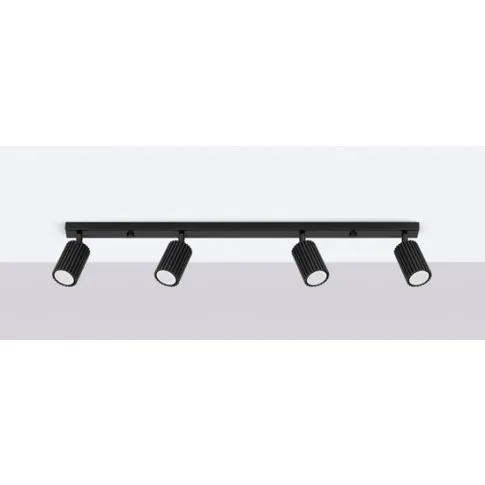 sufitowa czarna lampa D303 Avium