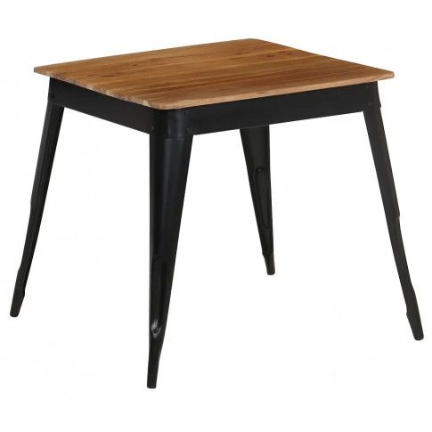 Zdjęcie produktu Stół z litego drewna akacjowego Unixo – brązowy .