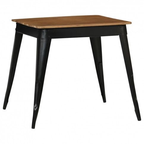 Szczegółowe zdjęcie nr 11 produktu Stół z litego drewna akacjowego Unixo – brązowy 