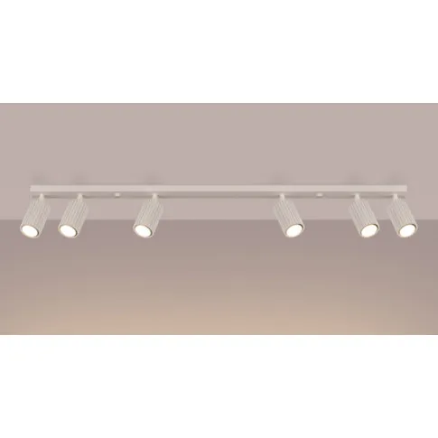 wizualizacja bezowej lampy do salonu D304