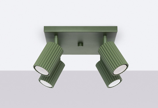 zielona lampa sufitowa-Avium 302