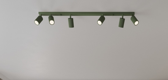 zileona lampa sufitowa-Avium 304