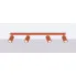 stylowa czerwona lampa D303 Avium