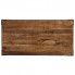 Szczegółowe zdjęcie nr 10 produktu Stół industrialny ze stali i drewna Kartes – brązowy 