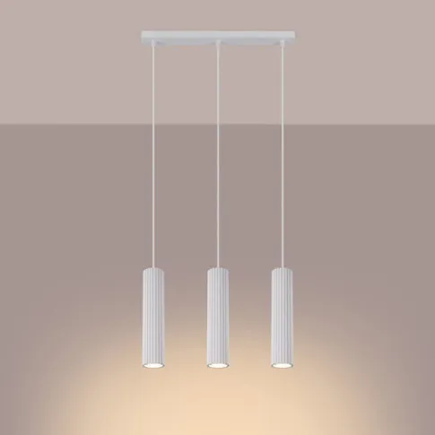 wizualizacja białej lampy Avium D297