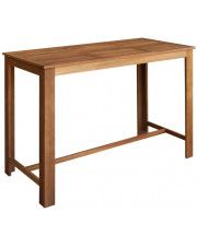 Stolik barowy drewniany Piles 4X – brązowy 