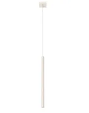Beżowa minimalistyczna lampa nad stół - M084-Natilo w sklepie Edinos.pl
