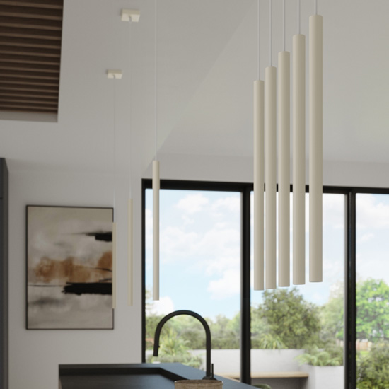stylowa lampa bezowa M086 Natilo