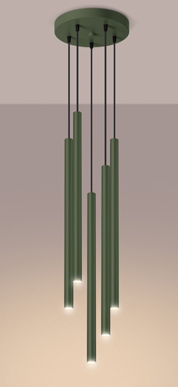 stylowa lampa zielona M088 Natilo