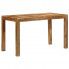 Szczegółowe zdjęcie nr 9 produktu Stół z drewna mango Renis 2X – brązowy 