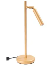 Złota elegancka lampka na biurko - C389-Divano w sklepie Edinos.pl