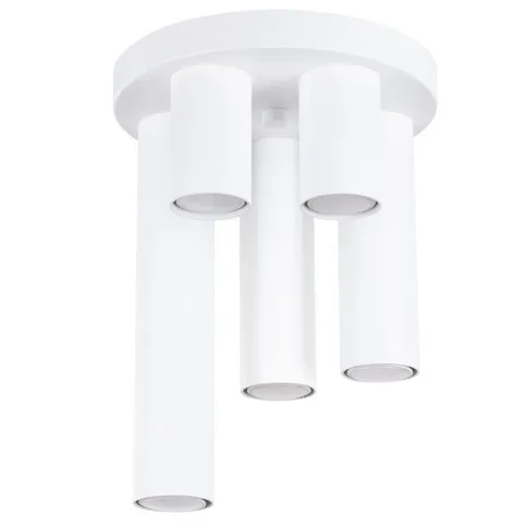 Biała sfitowa lampa M093 Buenis