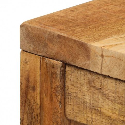 Szczegółowe zdjęcie nr 8 produktu Stół z drewna mango Renis 3X – brązowy 