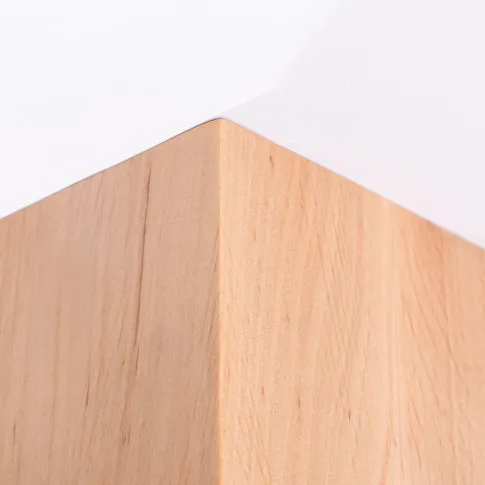 Szczegółowe zdjęcie nr 7 produktu Plafon Rokta naturalne drewno