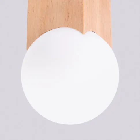 Szczegółowe zdjęcie nr 8 produktu Plafon Rokta naturalne drewno