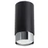 Chromowana czarna lampa sufitowa tuba - M094-Lalus