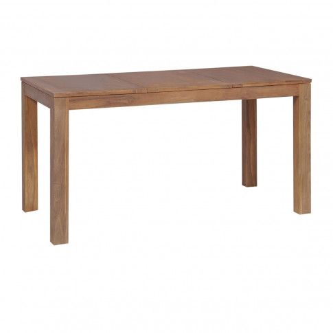 Zdjęcie produktu Stół z drewna tekowego Margos 3X – brązowy .