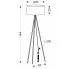 wymiary lampy stojacej M096 sontu
