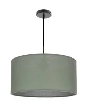 Miętowa lampa abażurowa - M097-Sontu w sklepie Edinos.pl