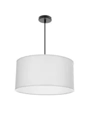Szara wisząca lampa abażurowa - M097-Sontu w sklepie Edinos.pl